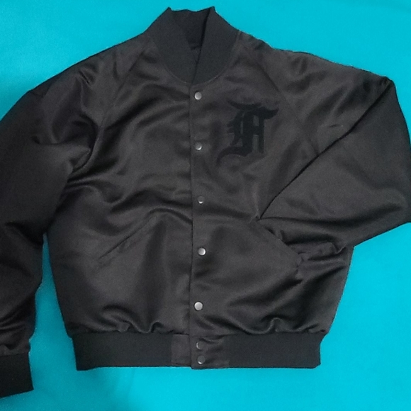 Fear of God Jackets & Blazers - Clot x Fear Of God Satin Varsity Jacket